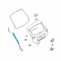 OEM Infiniti Stay Assembly - Back Door, RH Diagram - 90450-1BA1C