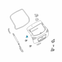 OEM Infiniti QX50 Stud-Ball, Back Door Stay Diagram - 90456-1BA0A