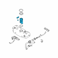 OEM Chevrolet Aveo5 Fuel Pump Diagram - 96447645