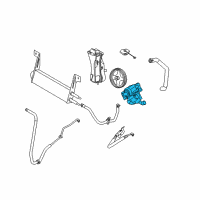 OEM 2009 Ford F-250 Super Duty Power Steering Pump Diagram - 7C3Z-3A674-CBRM