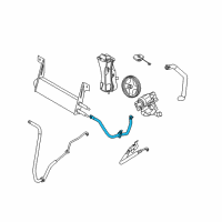 OEM 2009 Ford F-250 Super Duty Return Hose Diagram - 7C3Z-3A713-H