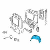 OEM 2010 Jeep Commander Shield-Fender Diagram - 55396466AB