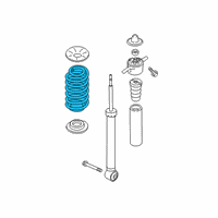 OEM Kia Forte Rear Springs Diagram - 55330M7300