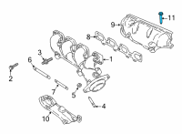 OEM 2022 Jeep Wrangler Bolt-HEXAGON FLANGE Head Diagram - 6510140AA