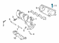 OEM 2015 Dodge Charger Bolt-HEXAGON FLANGE Head Diagram - 6510140AA