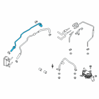 OEM 2014 Lincoln MKZ Cooler Pipe Diagram - DG9Z-7890-B