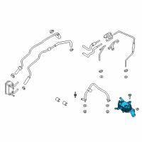 OEM 2019 Lincoln MKZ Auxiliary Cooler Diagram - HG9Z-7A095-B