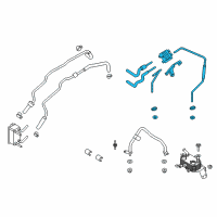 OEM 2019 Ford Fusion Cooler Pipe Diagram - HG9Z-7R081-B