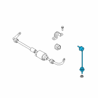 OEM 2004 BMW 745Li Stabilizer Link Diagram - 33-50-6-781-539