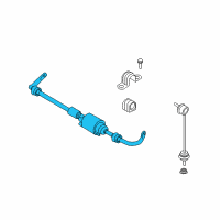 OEM 2004 BMW 745Li Active Stabilizer Bar Diagram - 37-12-6-780-010