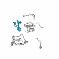 OEM 2004 Lincoln LS Positive Cable Diagram - 3W4Z-14300-BA