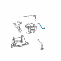 OEM 2005 Lincoln LS Vent Hose Diagram - XW4Z-10K650-AB