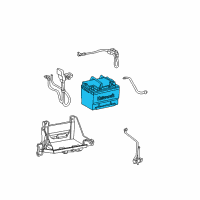 OEM 2001 Lincoln LS Battery Diagram - BXT-66-750