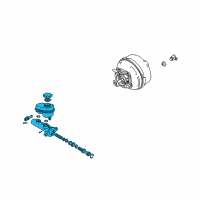 OEM Cadillac CTS Cylinder Asm-Brake Master Diagram - 10367562