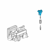 OEM 2006 GMC Canyon Ignition Module Diagram - 19418994