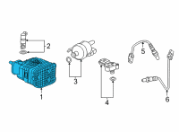 OEM Cadillac CT5 Vapor Canister Diagram - 84524033