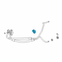 OEM 2018 Chevrolet Traverse Inlet Pipe Clip Diagram - 11546932