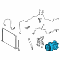 OEM 2020 Lexus NX300 Compressor Assy, W/Pulley Diagram - 88310-78011