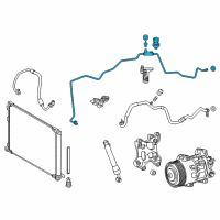 OEM 2015 Lexus NX200t Tube Sub-Assembly, Liquid Diagram - 88706-78040