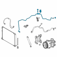 OEM 2016 Lexus NX200t Tube Sub-Assembly, Liquid Diagram - 88706-78040