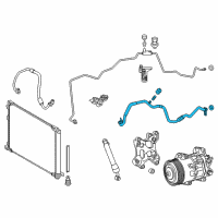 OEM Lexus NX200t Tube Sub-Assembly, Suction Diagram - 88707-78020