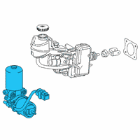 OEM Toyota Prius AWD-e ABS Pump Assembly Diagram - 47070-47090