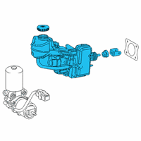 OEM Toyota Corolla Booster Assembly Diagram - 47050-12C40