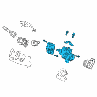 OEM 2012 Honda CR-V Cylinder Set, Key Diagram - 06350-T0A-A21