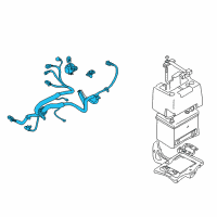 OEM Chrysler Sebring Battery Wiring Diagram - MR515883