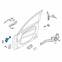 OEM Kia Cadenza Checker Assembly-Front Door Diagram - 793803R010