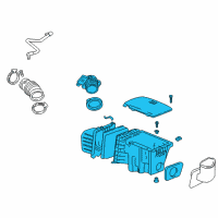 OEM 1999 Pontiac Montana Air Cleaner Assembly Diagram - 10332673