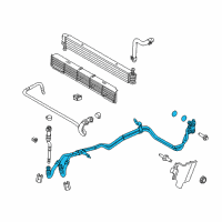 OEM Ford F-150 Cooler Pipe Diagram - BL3Z-7R081-B