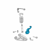 OEM 2004 Ford Expedition Knuckle Diagram - 6L1Z-3K185-AA