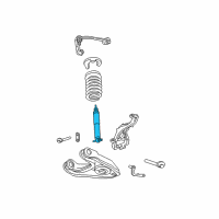 OEM 2003 Lincoln Navigator Strut Diagram - AU2Z-18124-D