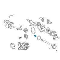 OEM 2001 Lexus LX470 Seal, Type S Oil Diagram - 90310-58002