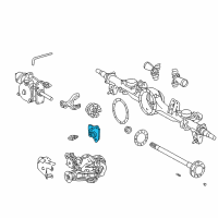 OEM 1998 Toyota Land Cruiser Cover Diagram - 41456-60010