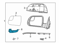 OEM Jeep Grand Wagoneer TURN SIGNAL Diagram - 68551404AA