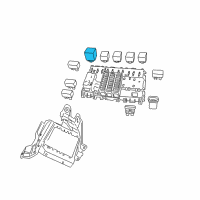 OEM Pontiac GTO Flasher, Hazard Lamp & Turn Signal Lamp Diagram - 92076941