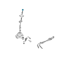 OEM Hyundai Veloster N Knob-GEARSHIFT Lever Diagram - 43711-S0100-PPN