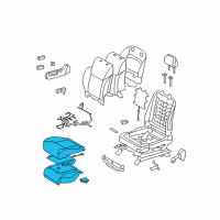 OEM 2017 Lexus LX570 Seat Set Diagram - 71001-6BX50-C0