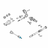 OEM 2010 Nissan 370Z Joint Assembly Outer Diagram - 39211-1BA0A