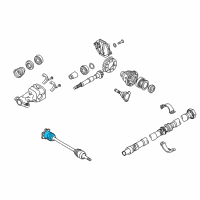 OEM 2009 Infiniti G37 Repair Kit-Dust Boot, Rear Drive Shaft Diagram - C9GDA-EA027