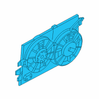 OEM Ford Focus Fan Assembly Diagram - 8S4Z-8C607-A