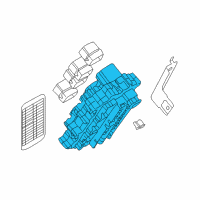 OEM 2012 Nissan Murano Block Assembly-Junction Diagram - 24350-KA90A