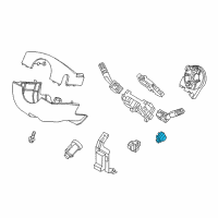 OEM Lincoln MKT Adjust Switch Diagram - BL3Z-3B504-AA