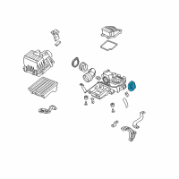 OEM 2009 Honda Fit Tube, Air Inlet Diagram - 17243-RP3-A00