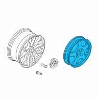 OEM 2022 BMW X5 SPACE SAVER WHEEL WITH TIRE Diagram - 36-11-5-A3E-078