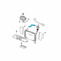 OEM 2005 Chevrolet Silverado 3500 Lower Hose Diagram - 15792831