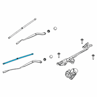 OEM Lincoln Aviator Front Blade Diagram - LC5Z17528H