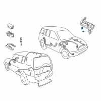 OEM Cadillac Escalade Fuse Diagram - 12004008